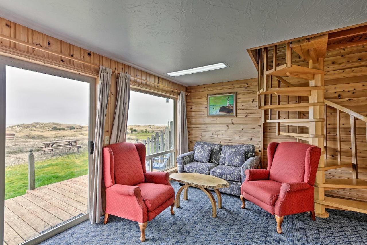 Sanderling Sea Cottages, Unit 3 With Private Balcony Уолдпорт Екстериор снимка